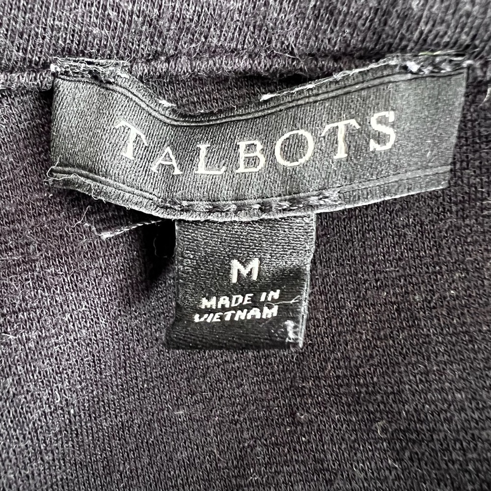 Talbots Black Cowl Neck Sleeveless Top - Picture 4 of 4